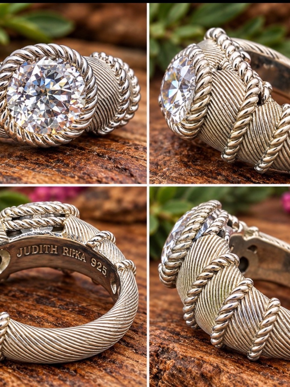 Judith Ripka Sterling Ring - Picture 2 of 2